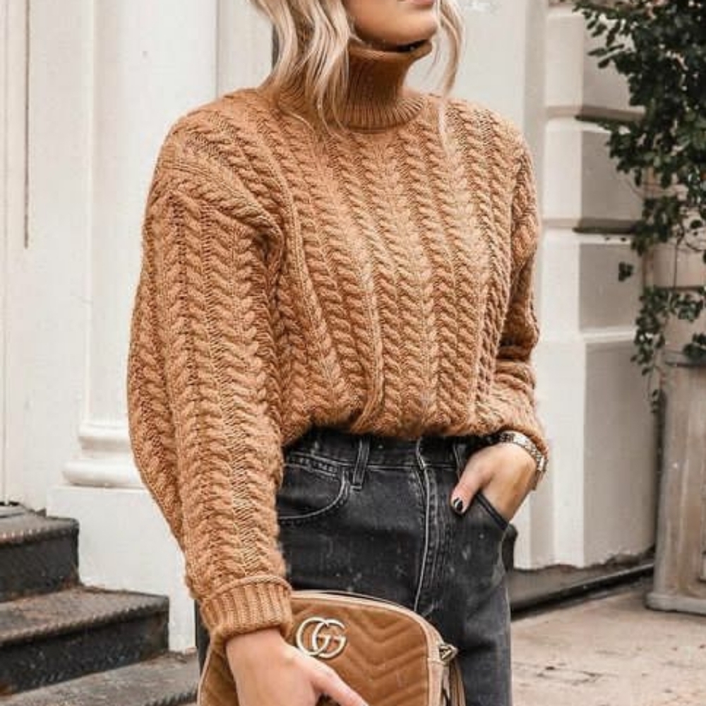 H&M Cozy Cable Knit Sweater